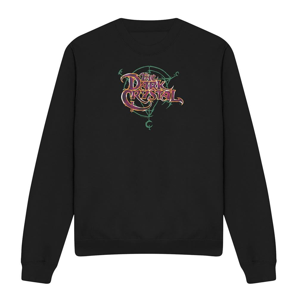 Black - Front - Dark Crystal Unisex Adult Symbol Logo Sweatshirt