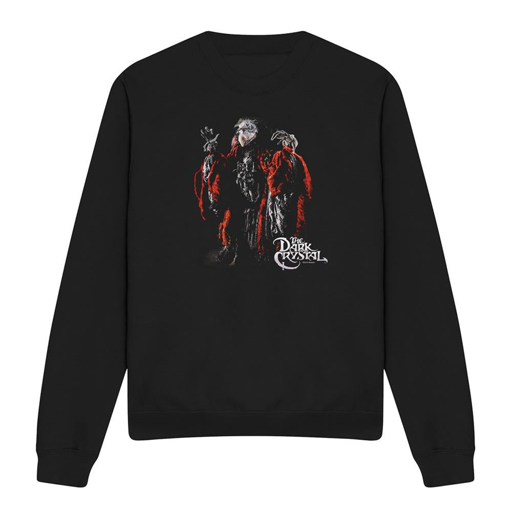 Black - Front - Dark Crystal Unisex Adult Skeksis Sweatshirt