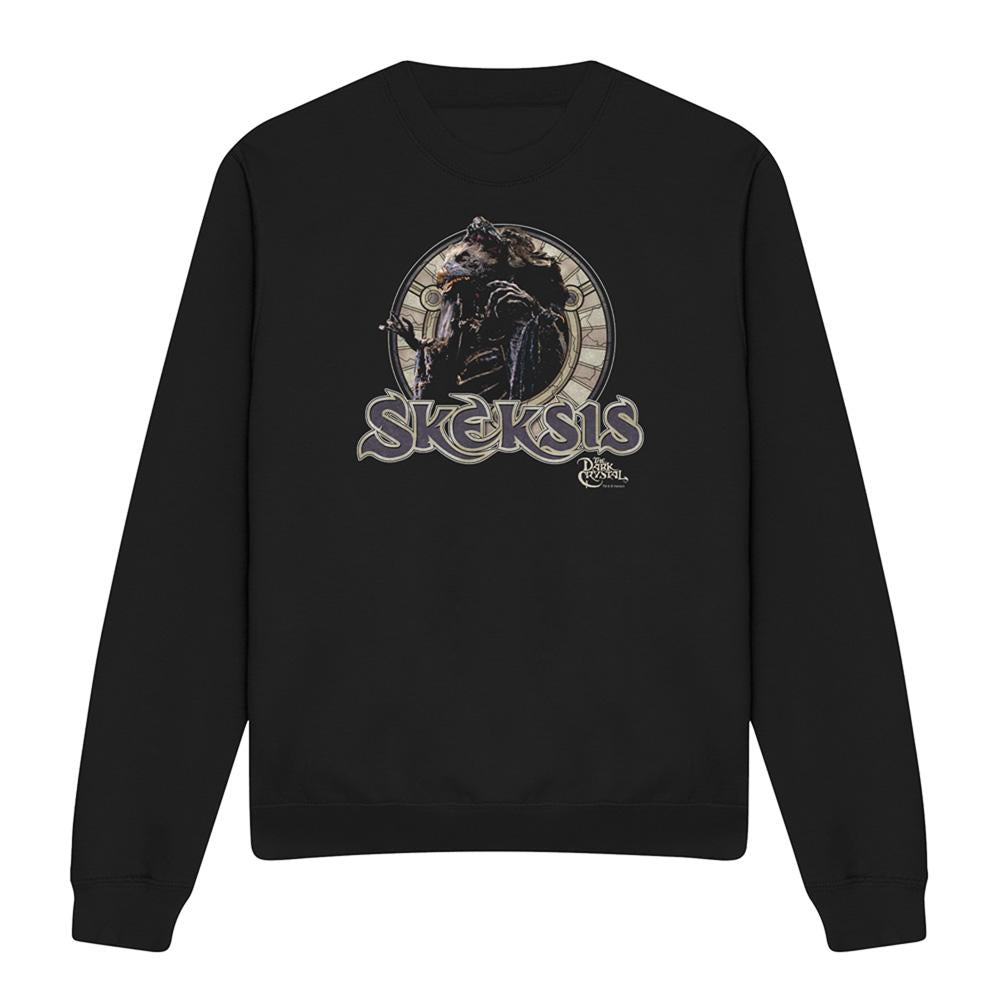 Black - Front - Dark Crystal Unisex Adult Skeksis Sweatshirt