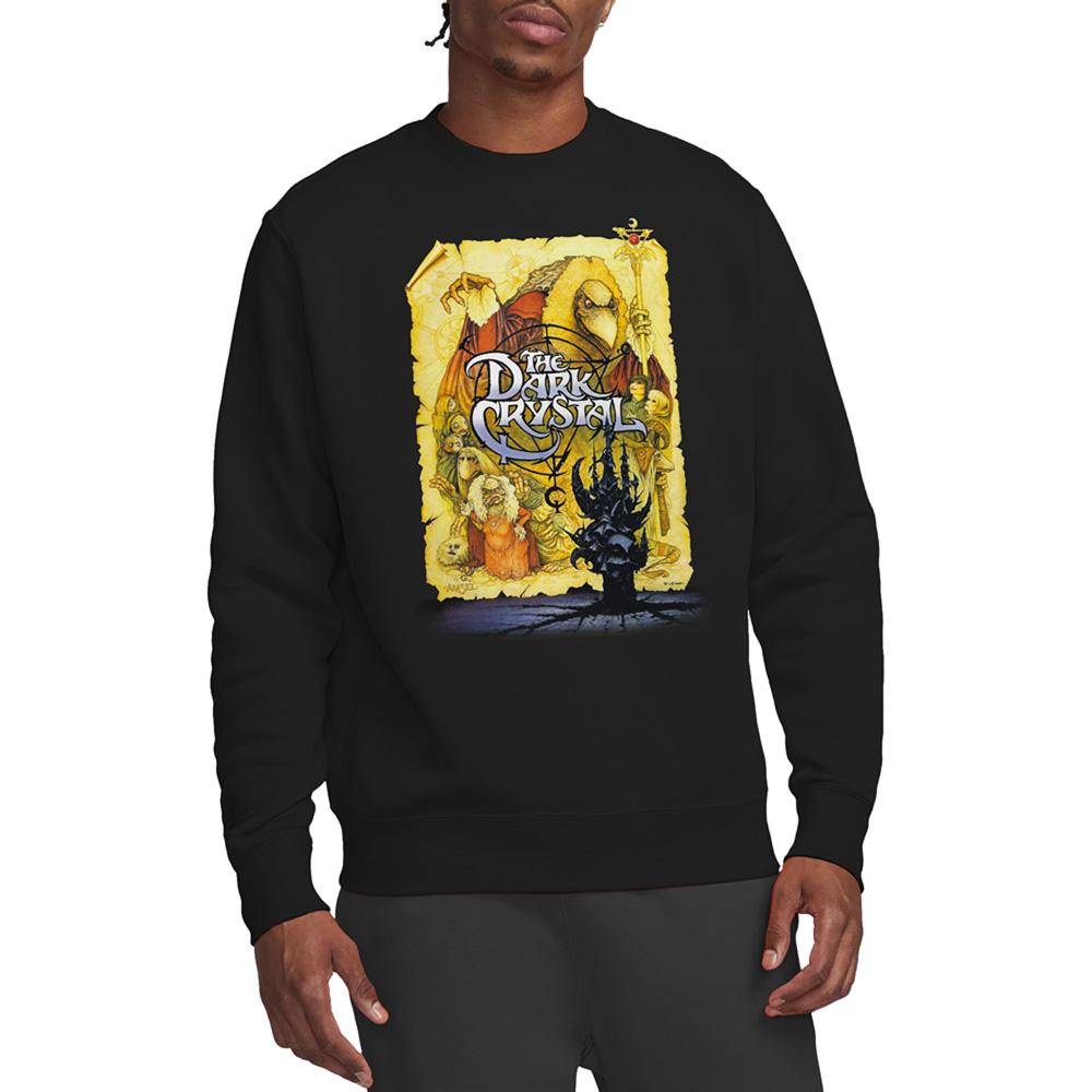 Black - Lifestyle - Dark Crystal Unisex Adult Poster Sweatshirt