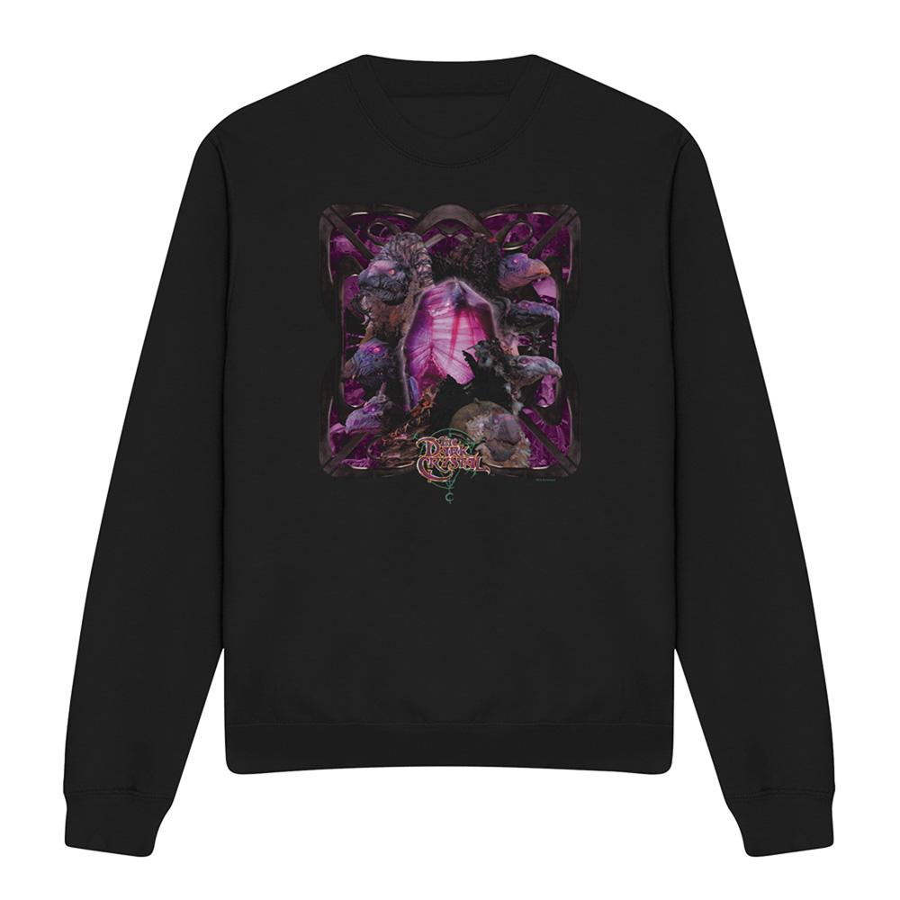 Black - Front - Dark Crystal Unisex Adult Lust For Power Sweatshirt