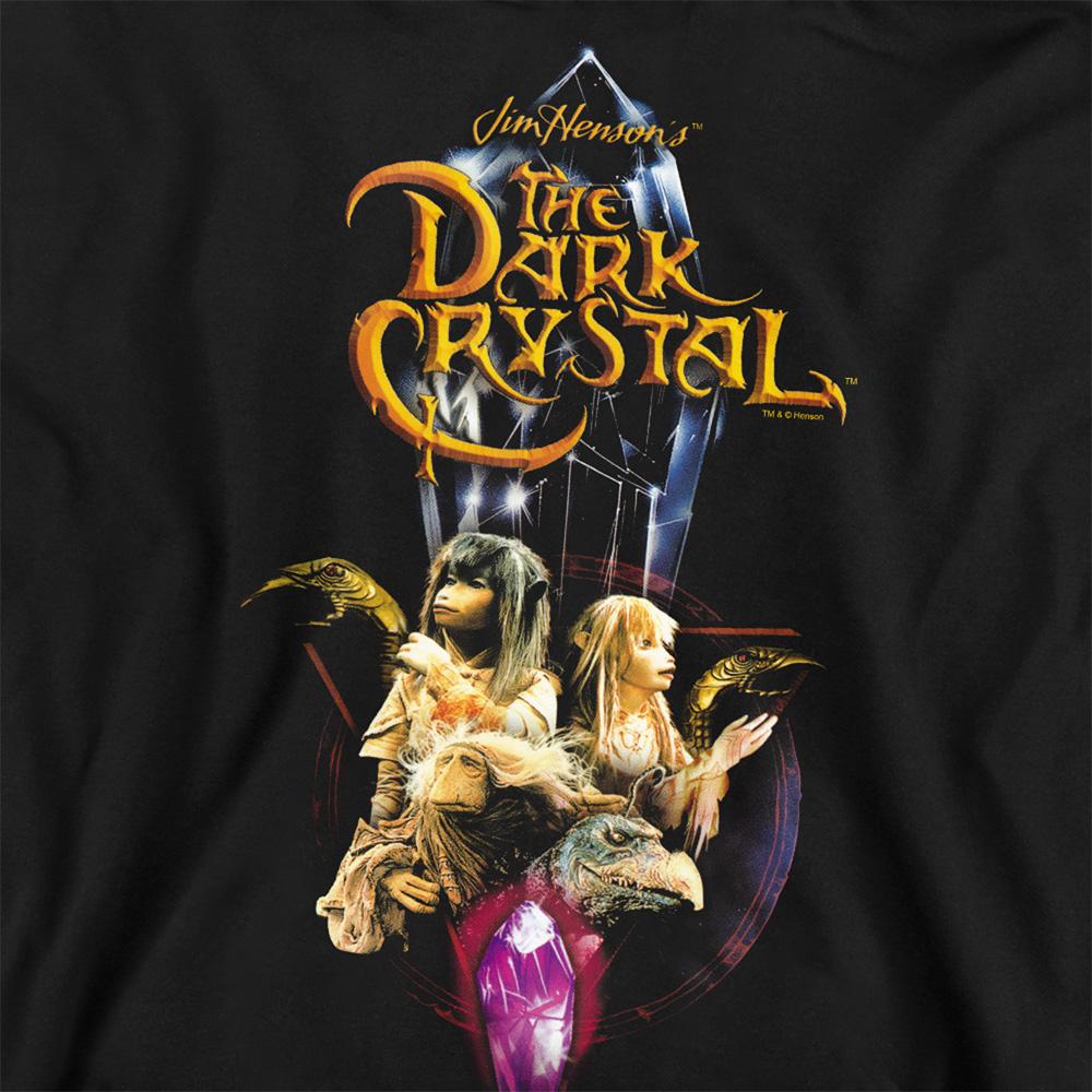 Black - Side - Dark Crystal Unisex Adult Crystal Quest Sweatshirt