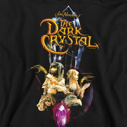 Black - Side - Dark Crystal Unisex Adult Crystal Quest Sweatshirt
