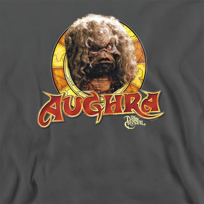 Charcoal - Side - Dark Crystal Unisex Adult Aughra Circle Heather Sweatshirt