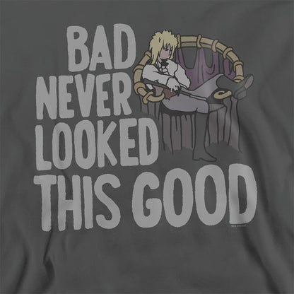 Black - Back - Labyrinth Unisex Adult Bad Never Looked This Good Sweatshirt
