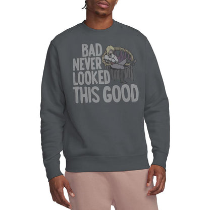 Black - Side - Labyrinth Unisex Adult Bad Never Looked This Good Sweatshirt