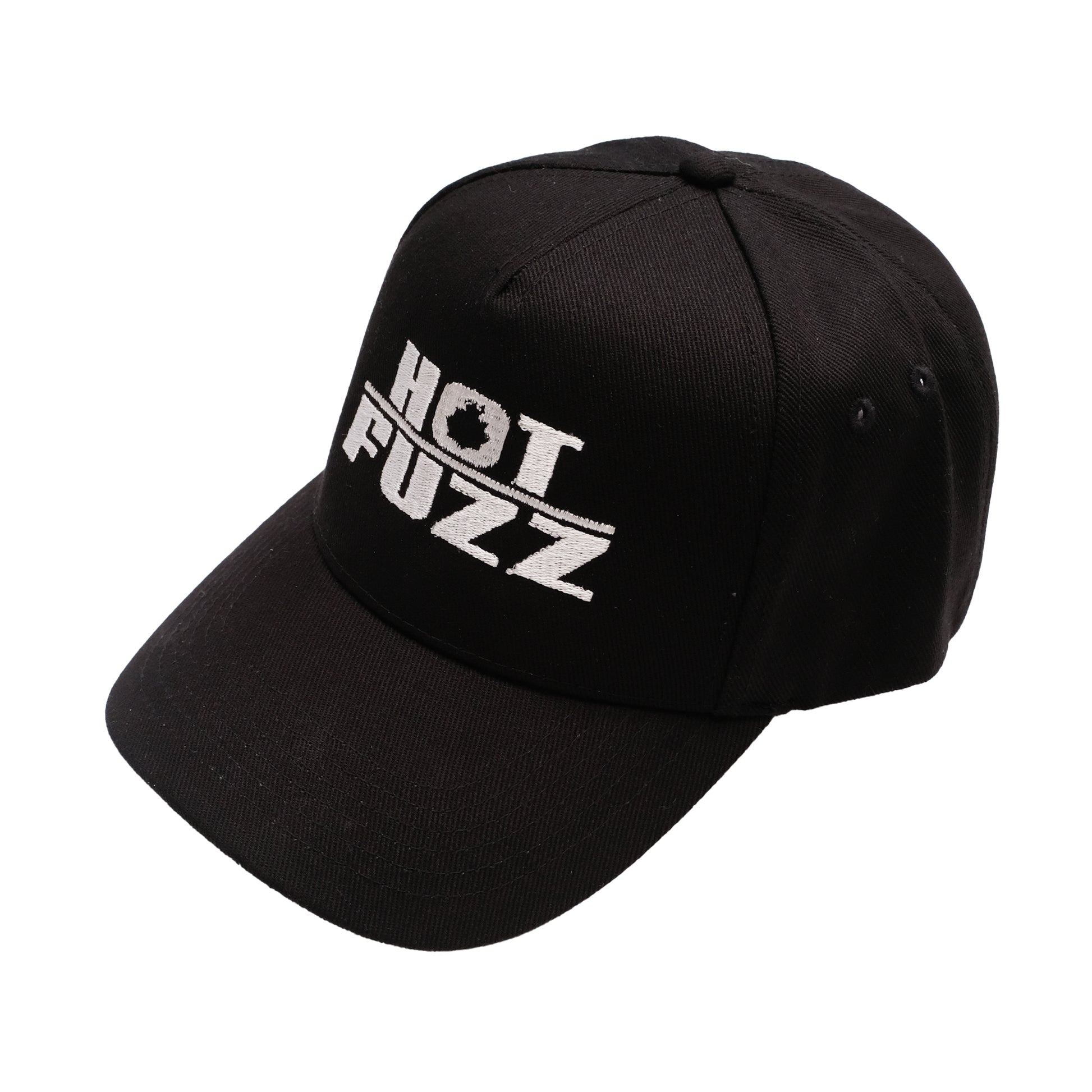 Black - Back - Hot Fuzz Mens Logo Baseball Cap