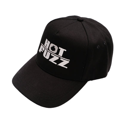 Black - Back - Hot Fuzz Mens Logo Baseball Cap