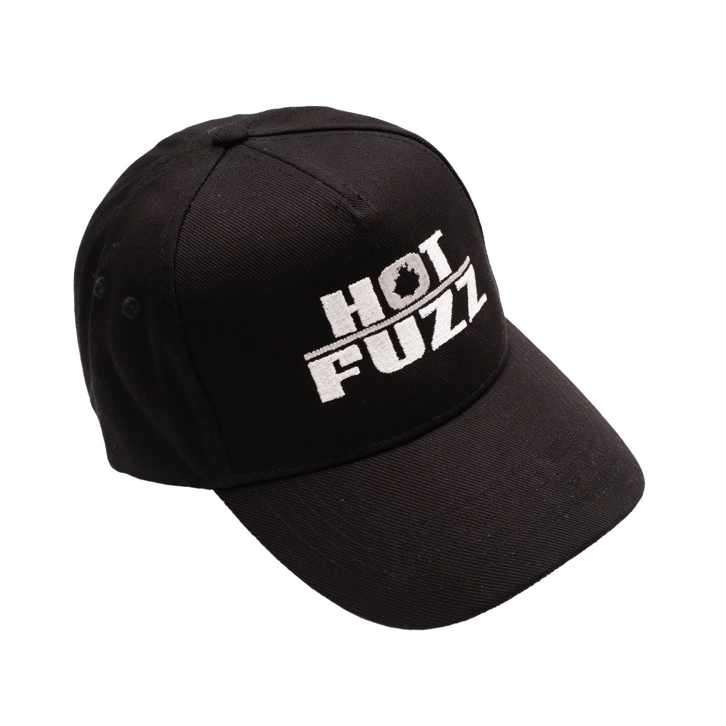 Black - Side - Hot Fuzz Mens Logo Baseball Cap