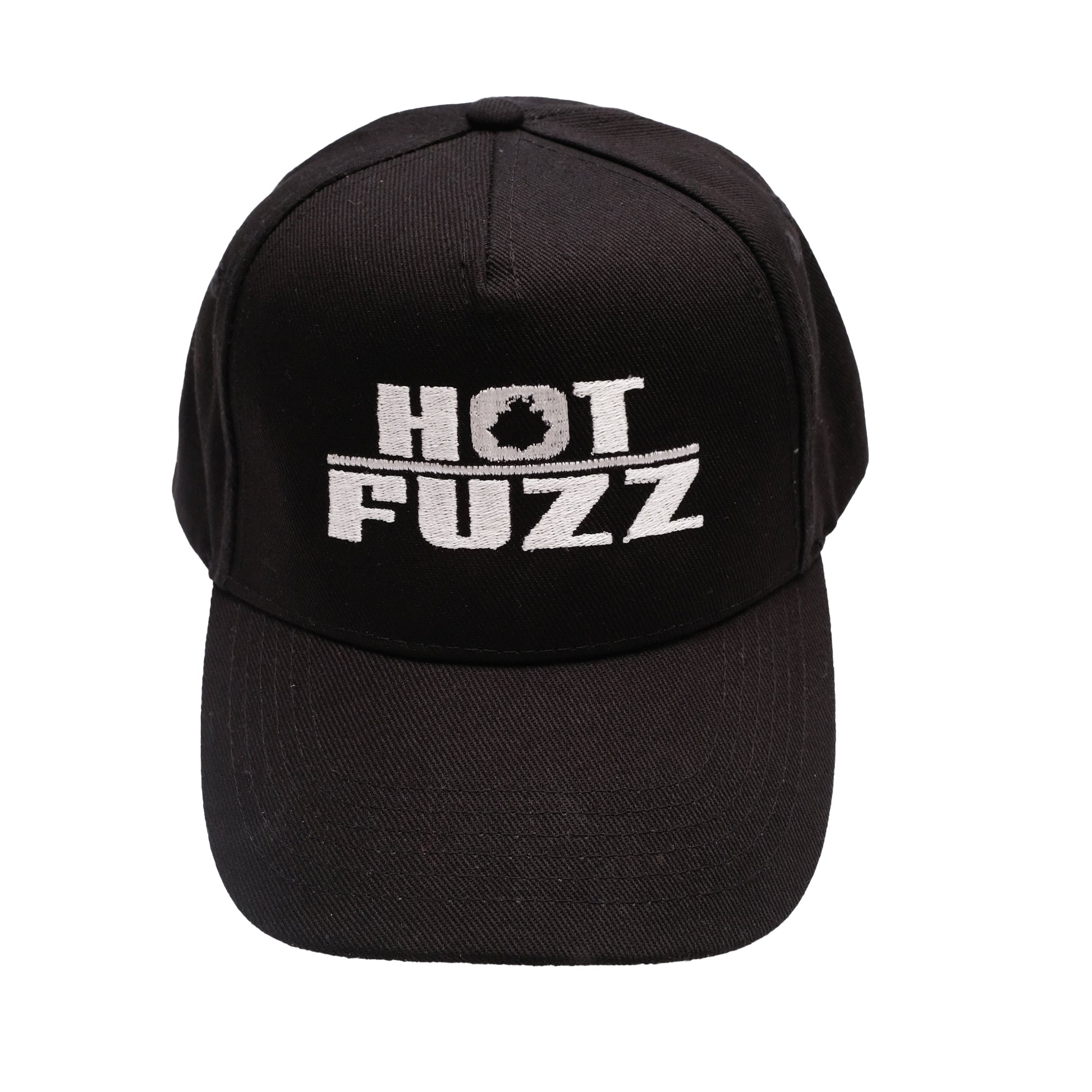Black - Front - Hot Fuzz Mens Logo Baseball Cap