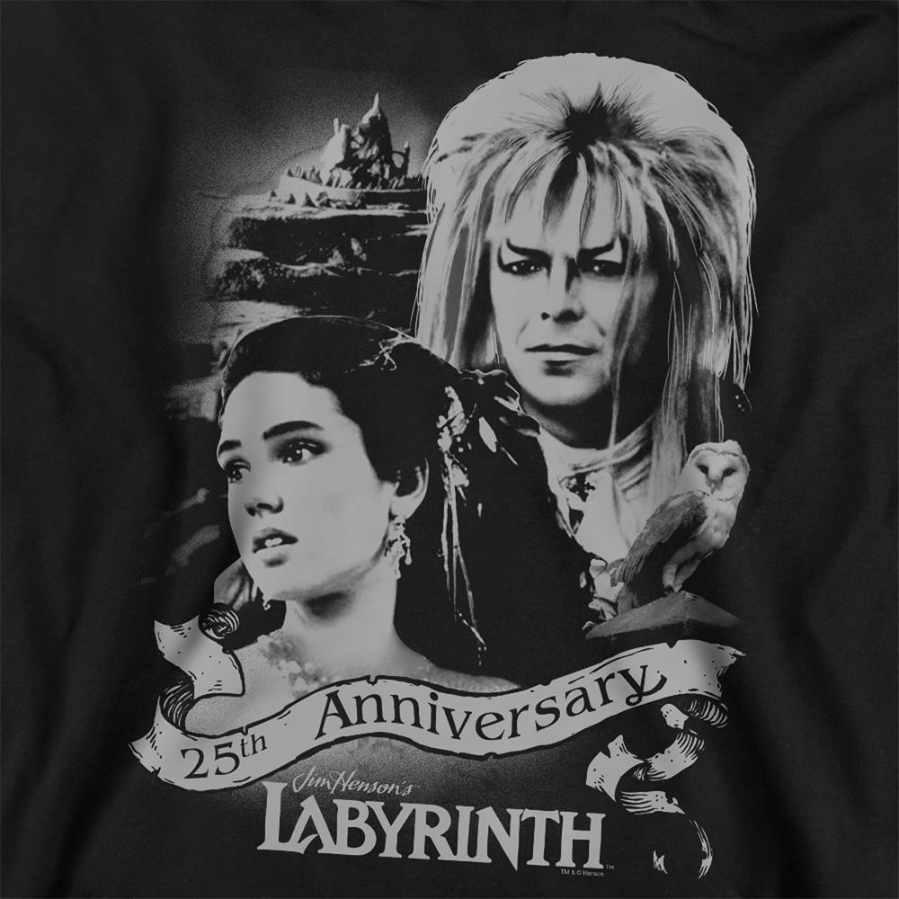 Black - Side - Labyrinth Unisex Adult Anniversary Sweatshirt