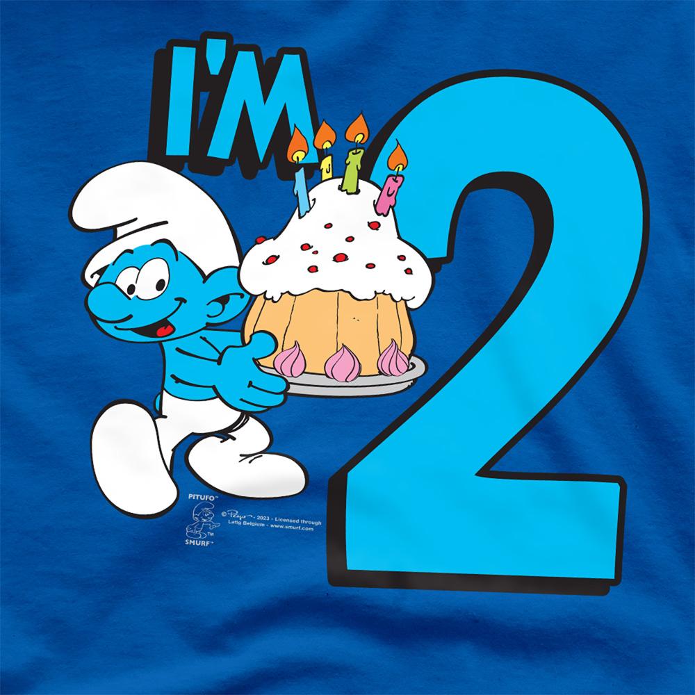 Royal Blue - Side - The Smurfs Unisex Adult I´m 2 T-Shirt