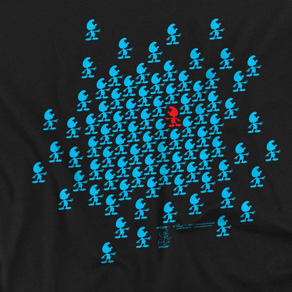 Black - Side - The Smurfs Unisex Adult T-Shirt