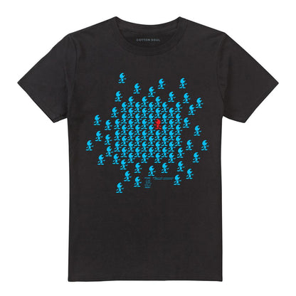 Black - Front - The Smurfs Unisex Adult T-Shirt
