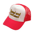 Classic Red-White - Side - Dazed & Confused Mens Snapback Trucker Cap