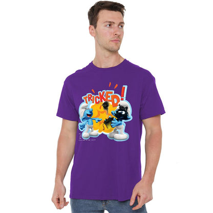 Purple - Lifestyle - The Smurfs Unisex Adult Explosion T-Shirt