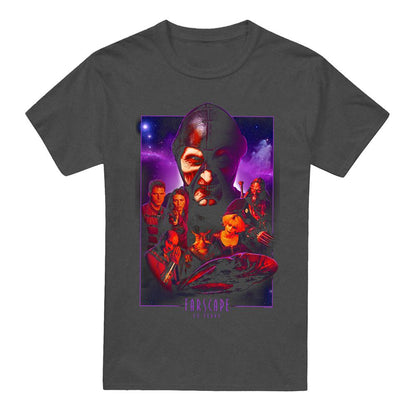 Charcoal - Front - Farscape Unisex Adult 20 Years Collage Heather T-Shirt