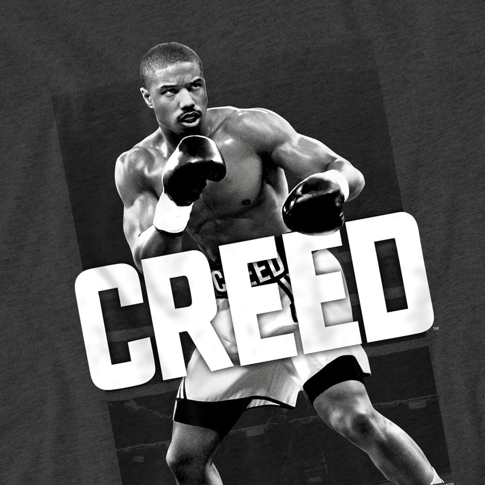 Charcoal - Side - Creed Unisex Adult Final Round Heather T-Shirt