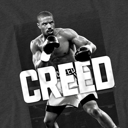 Charcoal - Side - Creed Unisex Adult Final Round Heather T-Shirt