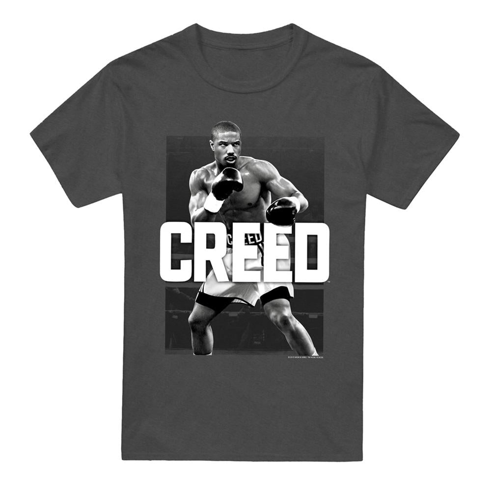 Charcoal - Front - Creed Unisex Adult Final Round Heather T-Shirt