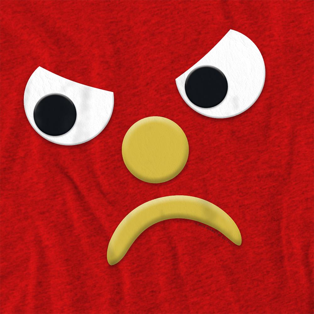 Red - Side - Gumby Unisex Adult Blockhead G Heather T-Shirt