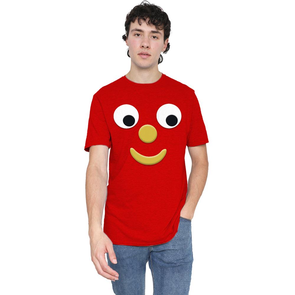 Red - Lifestyle - Gumby Unisex Adult Blockhead J Heather T-Shirt