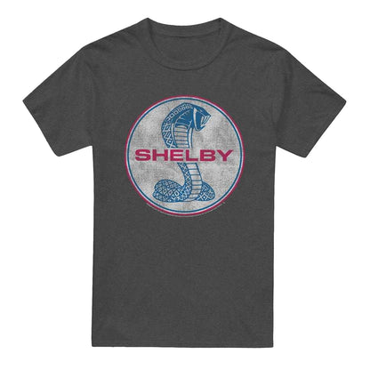 Charcoal - Front - Carroll Shelby Unisex Adult Full Color Cobra Heather T-Shirt