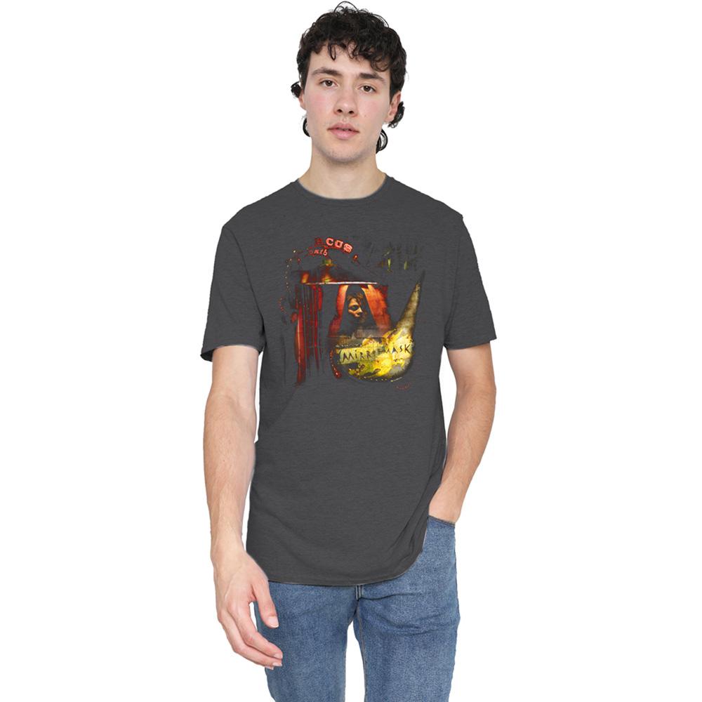 Charcoal - Back - MirrorMask Unisex Adult Big Top Poster Heather T-Shirt