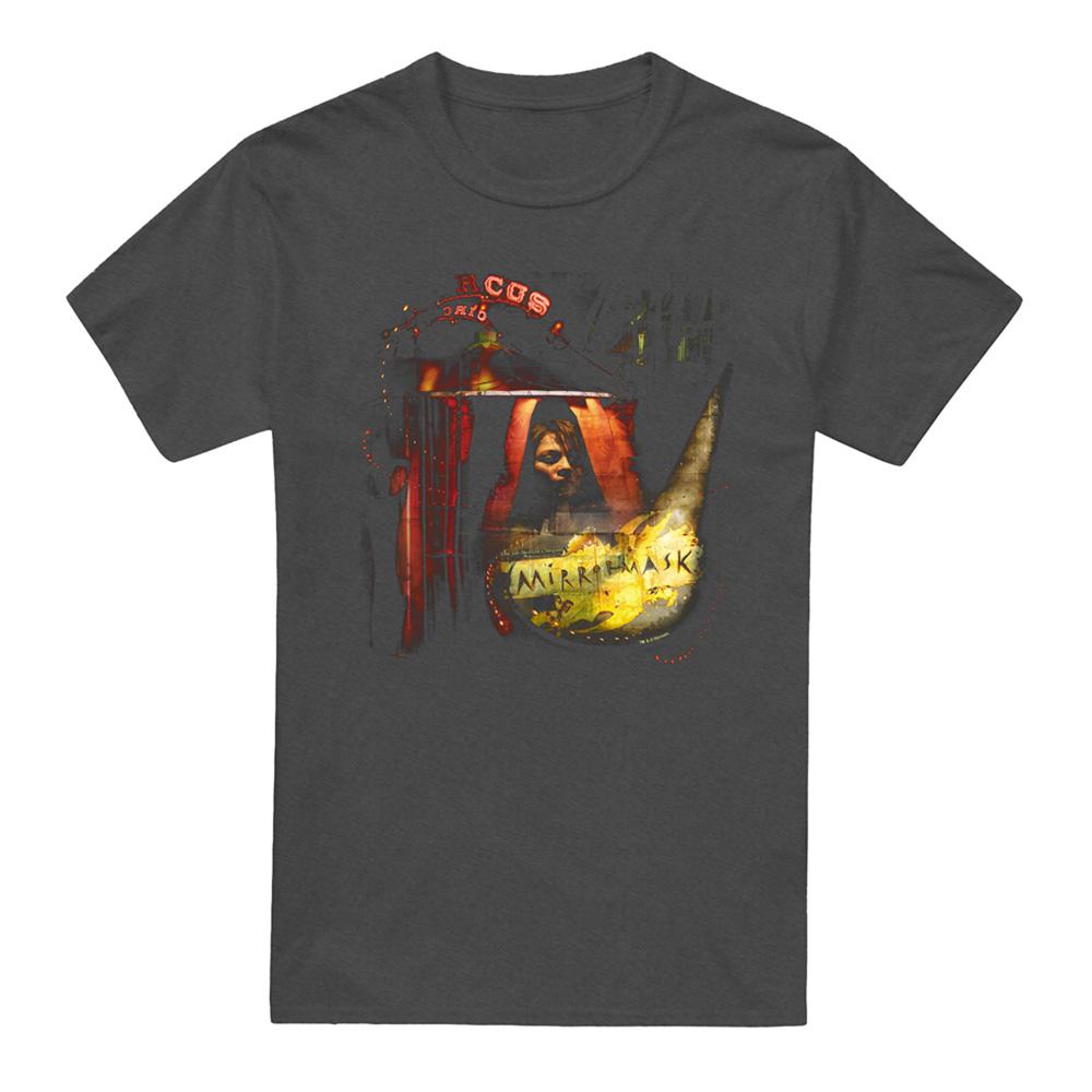 Charcoal - Front - MirrorMask Unisex Adult Big Top Poster Heather T-Shirt