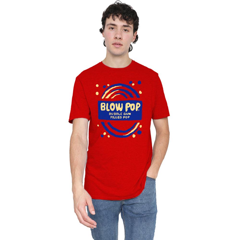 Red - Lifestyle - Tootsie Roll Unisex Adult Blow Pop Heather T-Shirt