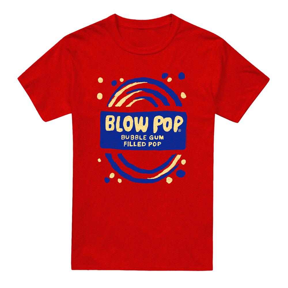 Red - Front - Tootsie Roll Unisex Adult Blow Pop Heather T-Shirt