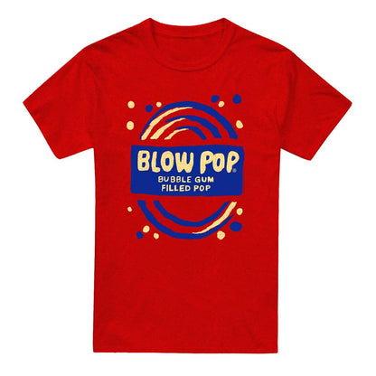 Red - Front - Tootsie Roll Unisex Adult Blow Pop Heather T-Shirt