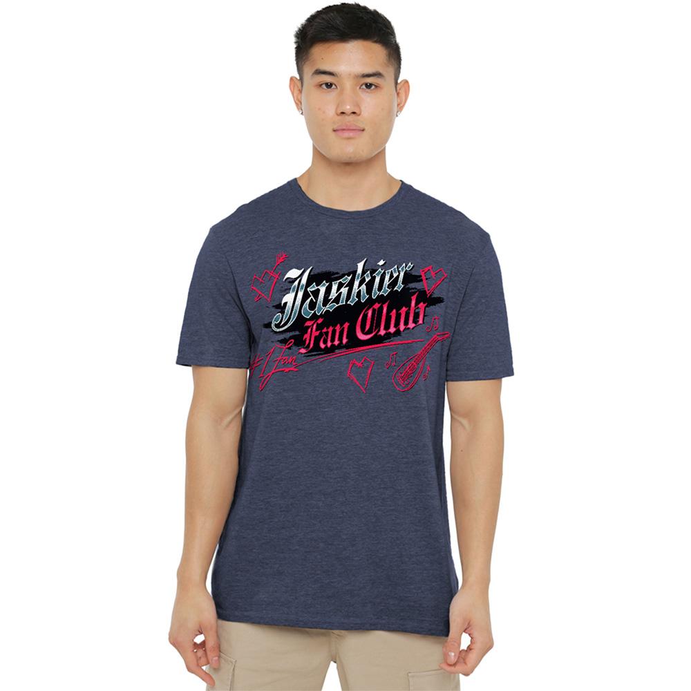 Navy - Back - The Witcher Unisex Adult Jaskier Club Heather T-Shirt