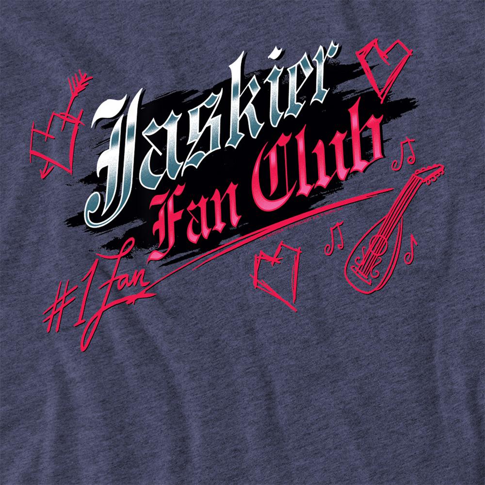 Navy - Side - The Witcher Unisex Adult Jaskier Club Heather T-Shirt
