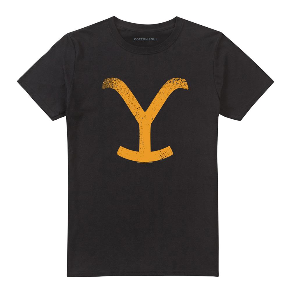 Black - Front - Yellowstone Unisex Adult Symbol T-Shirt