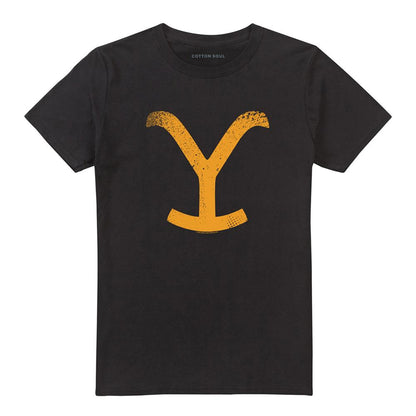Black - Front - Yellowstone Unisex Adult Symbol T-Shirt