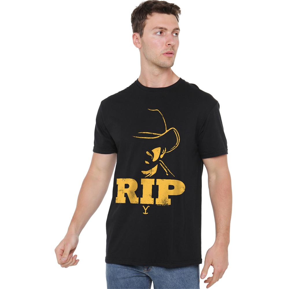Black - Lifestyle - Yellowstone Unisex Adult Rip Wheeler T-Shirt