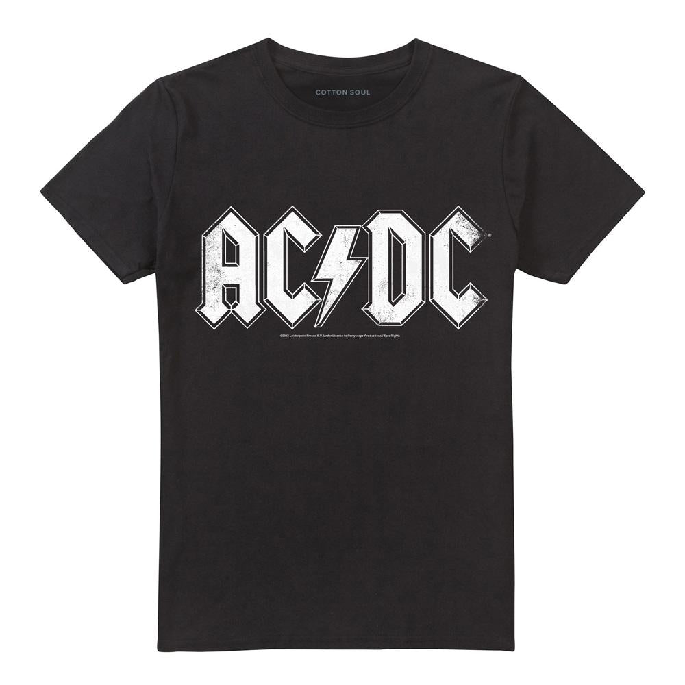 Black - Front - ACDC Unisex Adult Back In Black T-Shirt