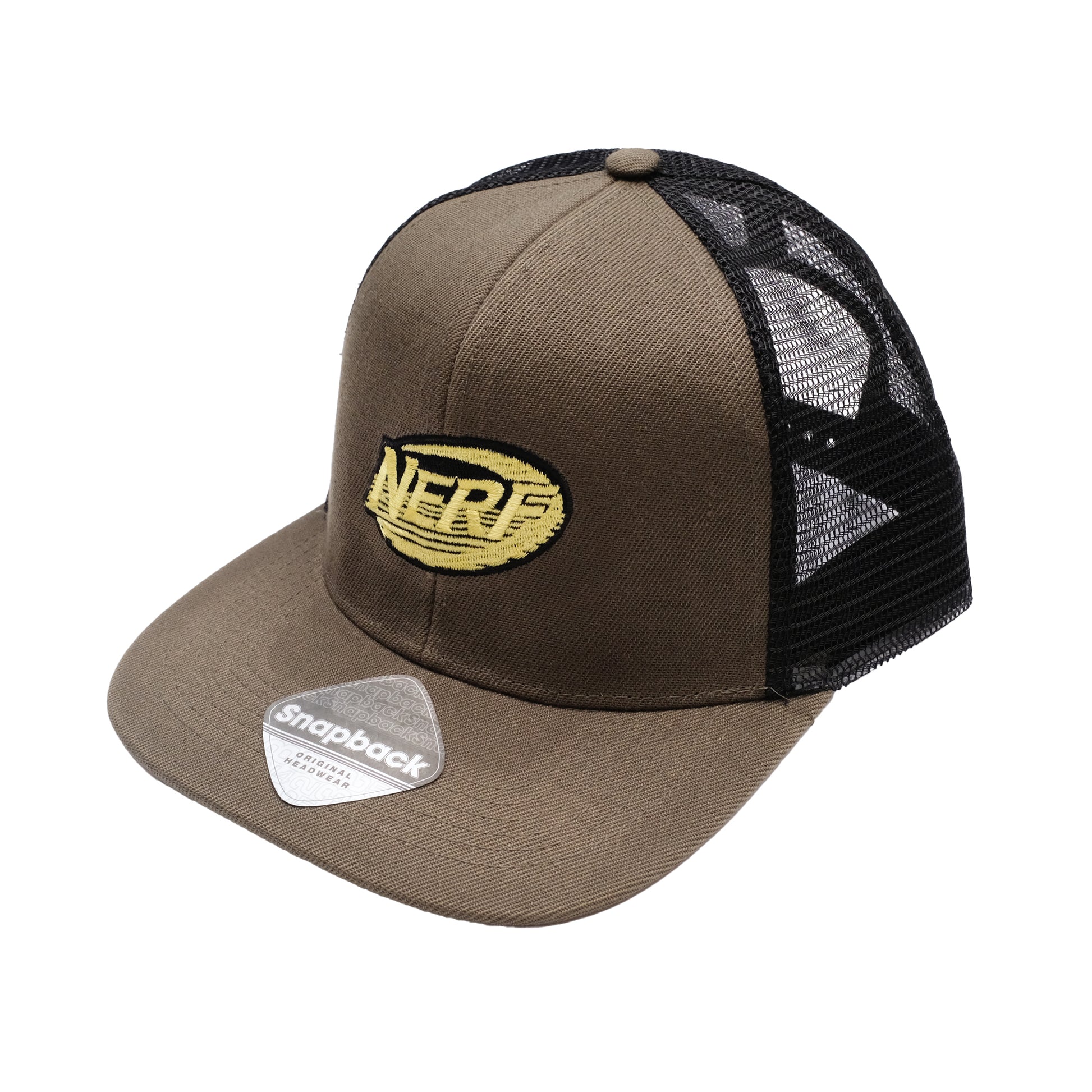 Olive-Black - Side - Nerf Mens Speed Snapback Trucker Cap