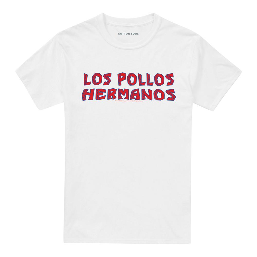 White - Front - Breaking Bad Unisex Adult Los Pollos Hermanos Logo T-Shirt
