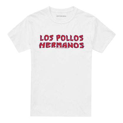 White - Front - Breaking Bad Unisex Adult Los Pollos Hermanos Logo T-Shirt