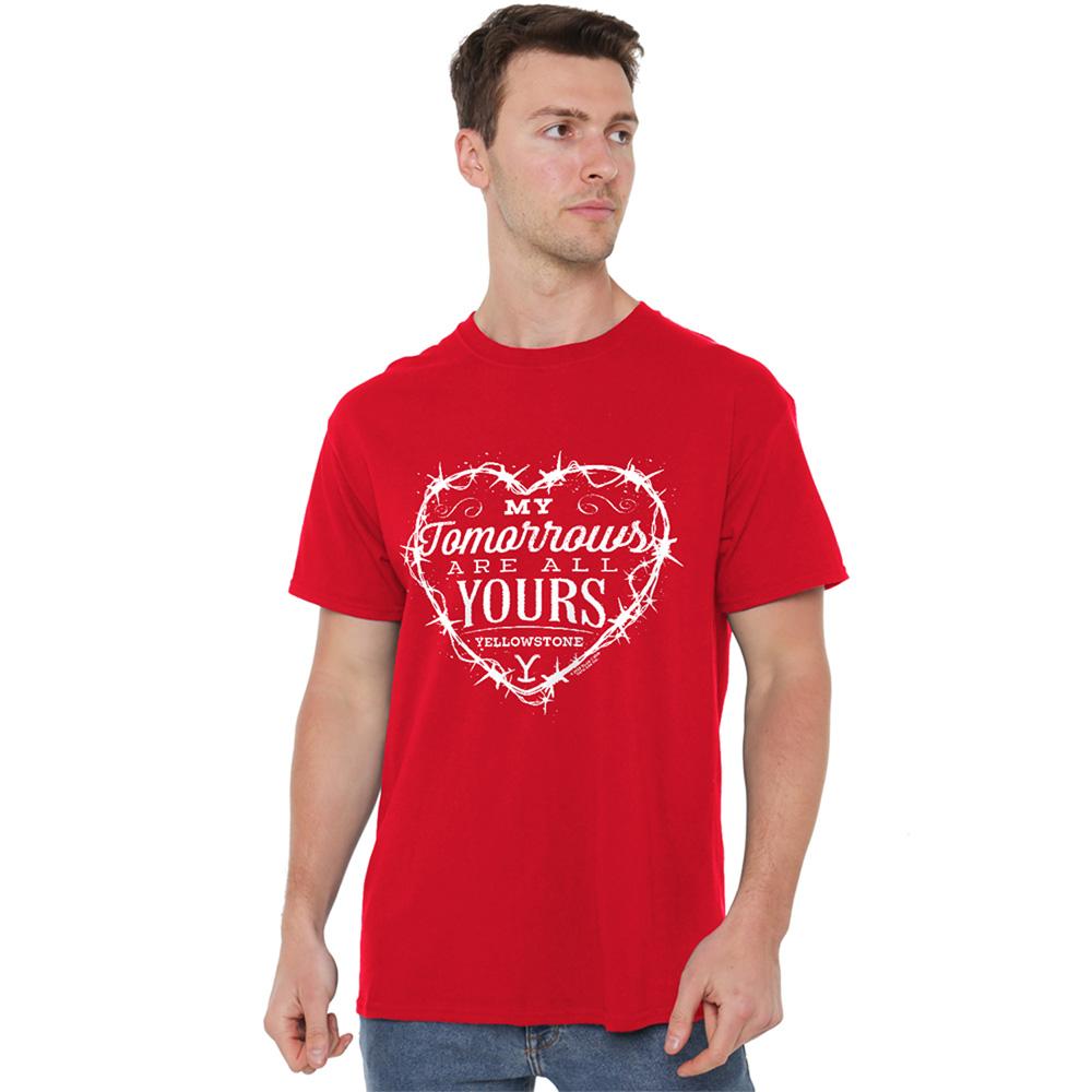 Red - Lifestyle - Yellowstone Unisex Adult My Tomorrows Are All Yours Rip & Beth T-Shirt