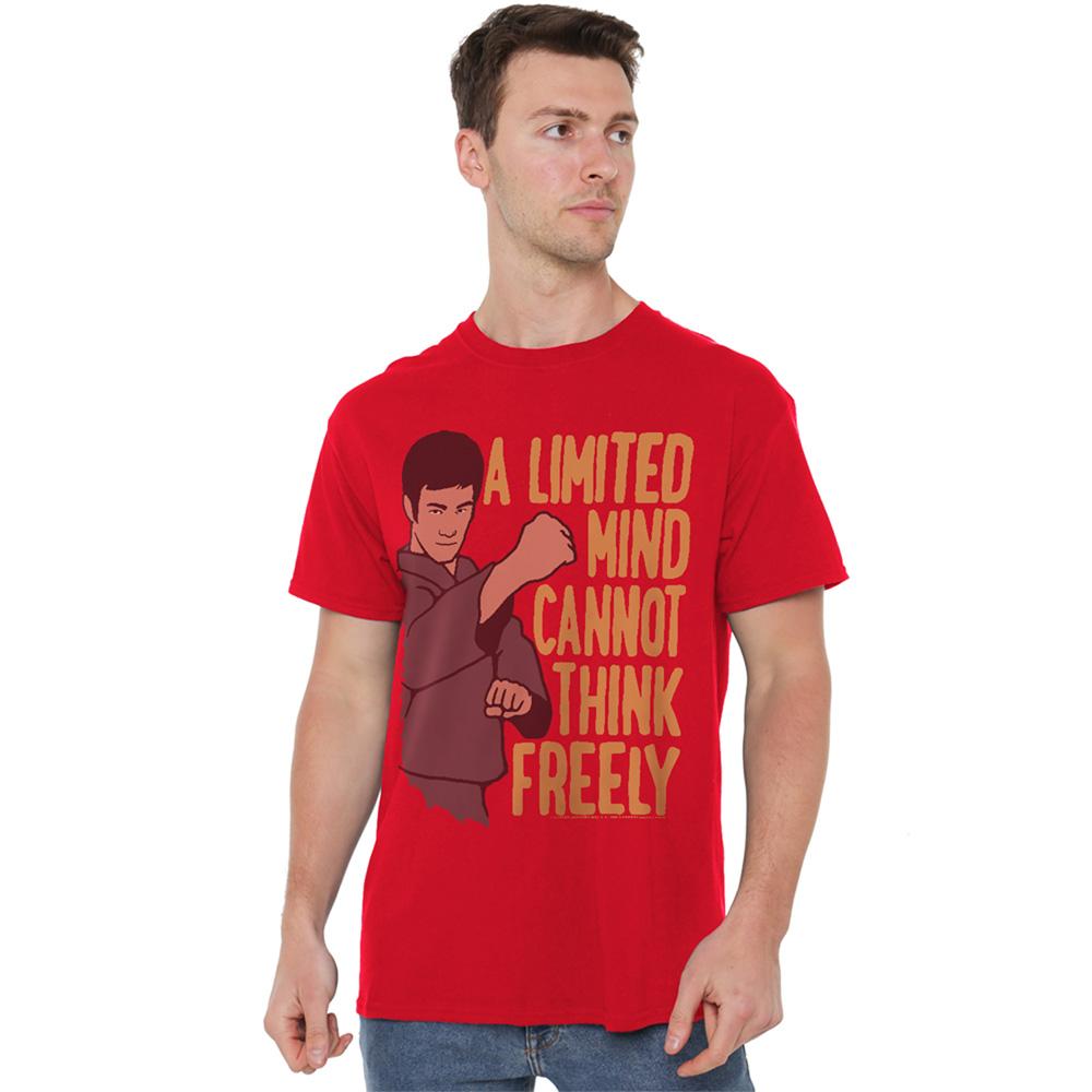 Red - Lifestyle - Bruce Lee Unisex Adult The Free Thinker T-Shirt