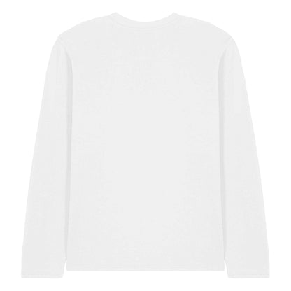 White - Back - Sesame Street Unisex Adult Bert Mono Long-Sleeved T-Shirt