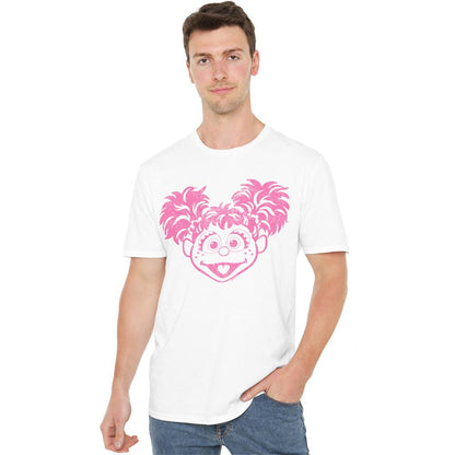 White - Lifestyle - Sesame Street Unisex Adult Abby Cadabby Mono T-Shirt