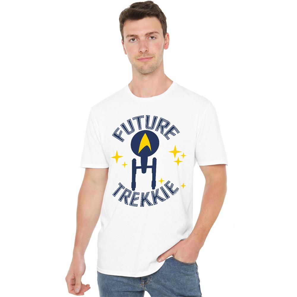 White - Lifestyle - Star Trek Unisex Adult Future Trekkie T-Shirt