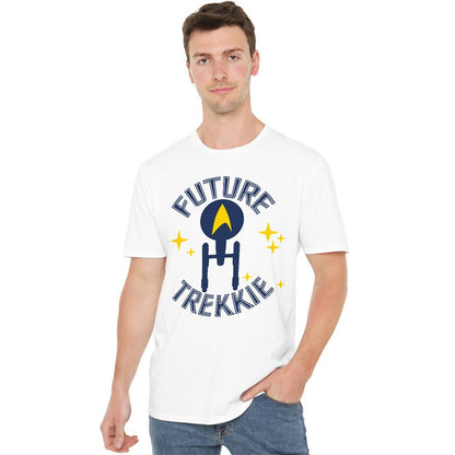 White - Lifestyle - Star Trek Unisex Adult Future Trekkie T-Shirt