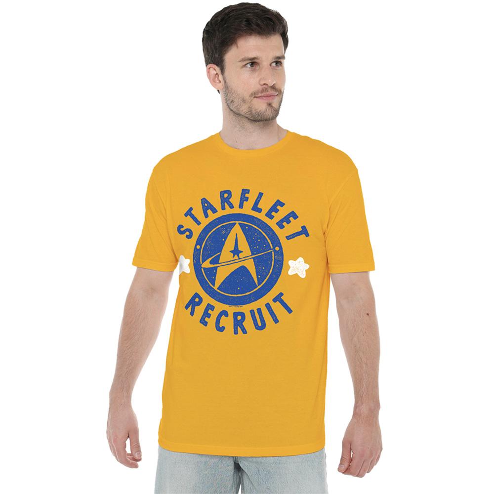 Gold - Lifestyle - Star Trek Unisex Adult Recruit Stamped T-Shirt