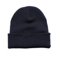 French Navy - Back - Jaws Mens Quints Fin Beanie