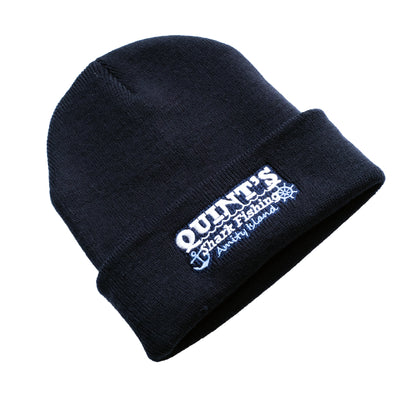 French Navy - Side - Jaws Mens Quints Fin Beanie